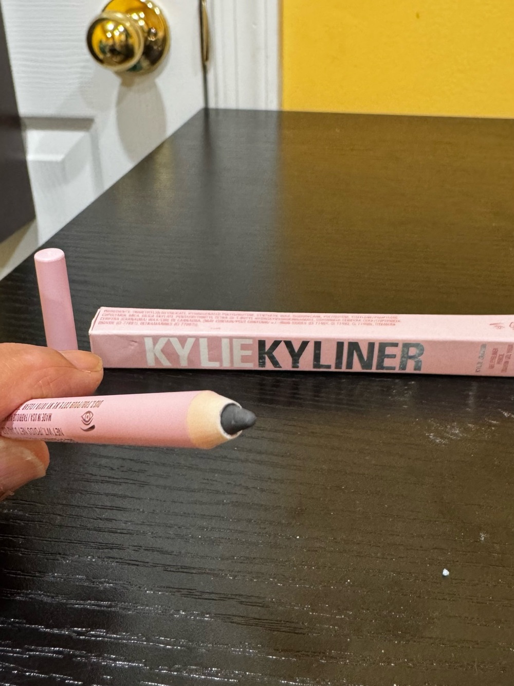Kyliner Black Eyeliner Pencil by Kylie Cosmetics - 002 Grey Matte
